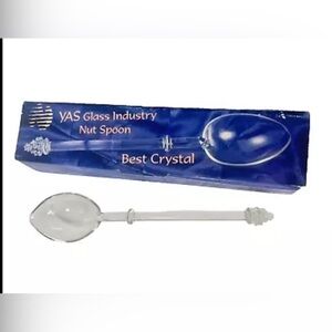 Vintage Nut Spoon Best Crystal/Glass Original Box Unbreakable & Heat Resistant